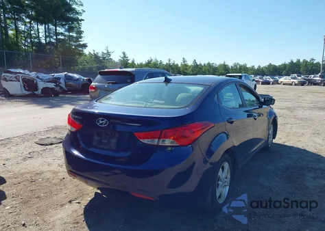 2012 Hyundai Elantra Gls from USA, damaged, VIN 5NPDH4AE1CH130730